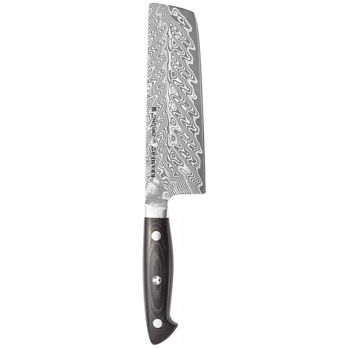 Zwilling J.A. Henckels Bob Kramer Stainless Damascus Nakiri Knife, 7&#34;