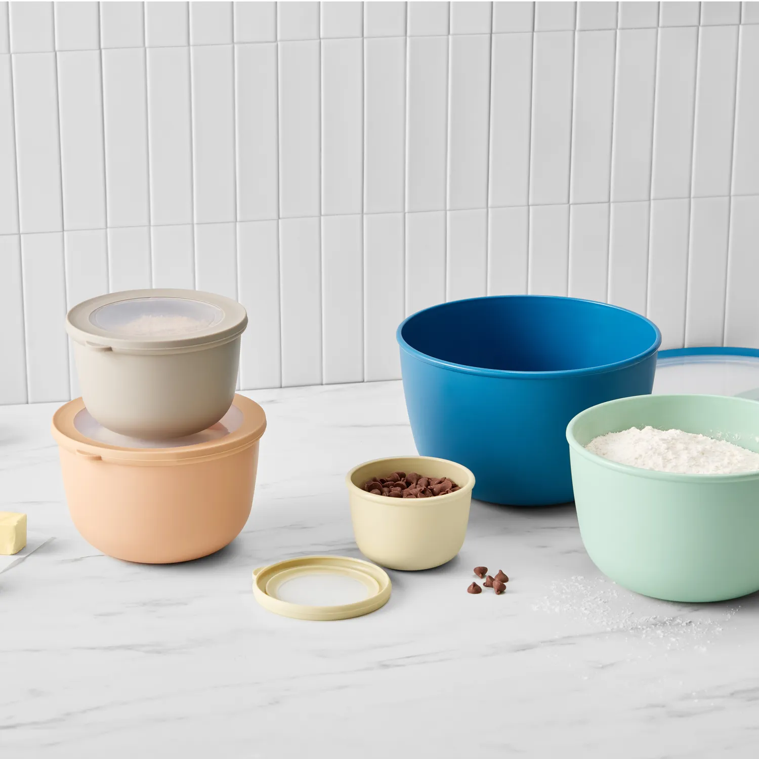 Sur La Table 5-Piece Mixing Bowl Set w/ Lids