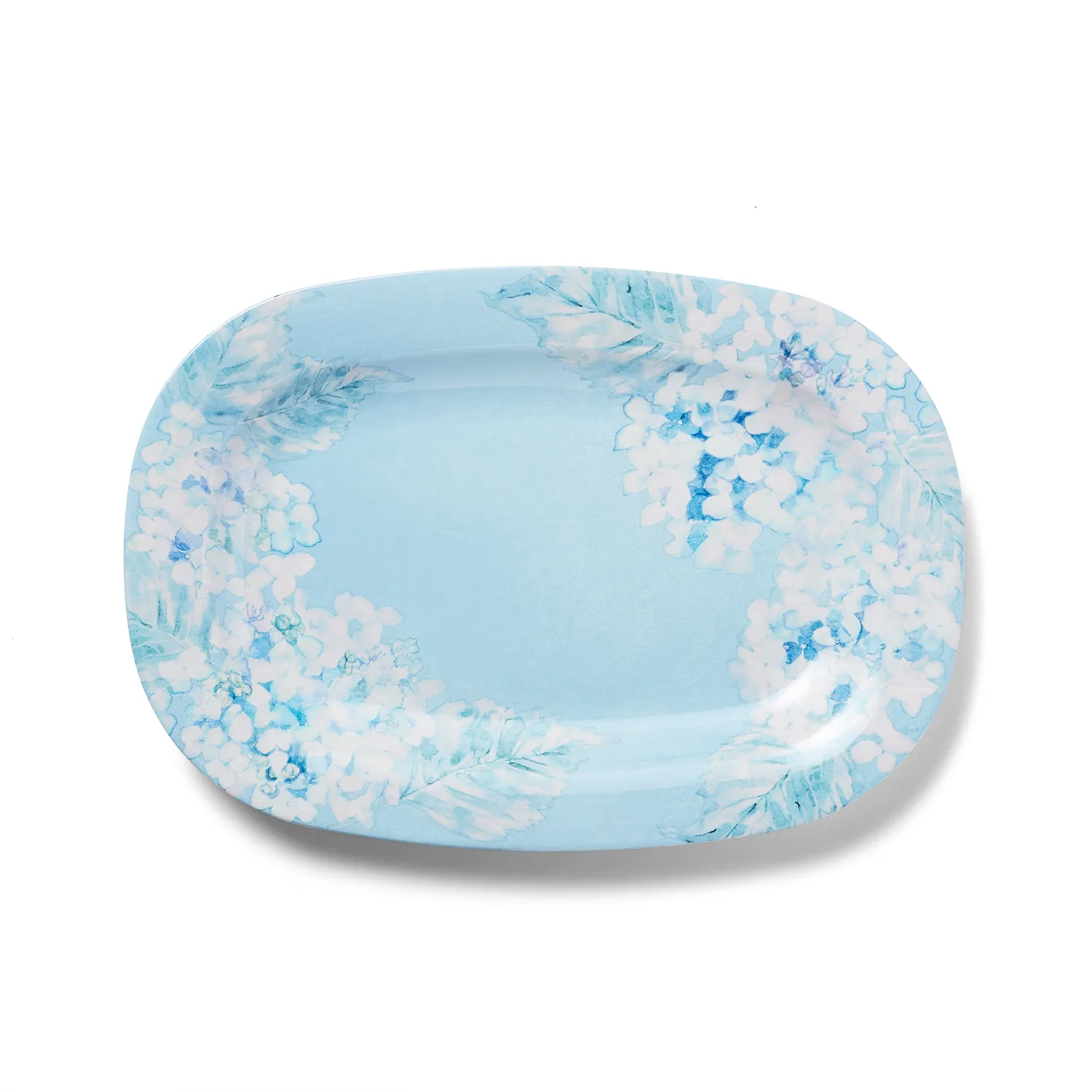 Sur La Table Hydrangea Melamine Rectangular Platter