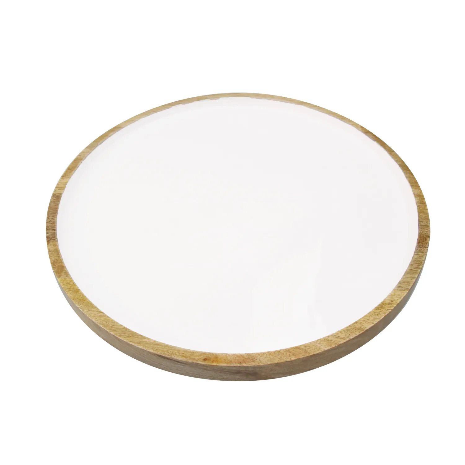 Be Home Madras Round Platter