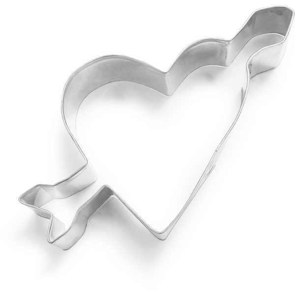 Heart with Arrow Cookie Cutter, 3.5&#34;