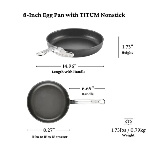 Hestan TITUM® Fusion Nonstick Skillet Set, 8" & 9.5"
