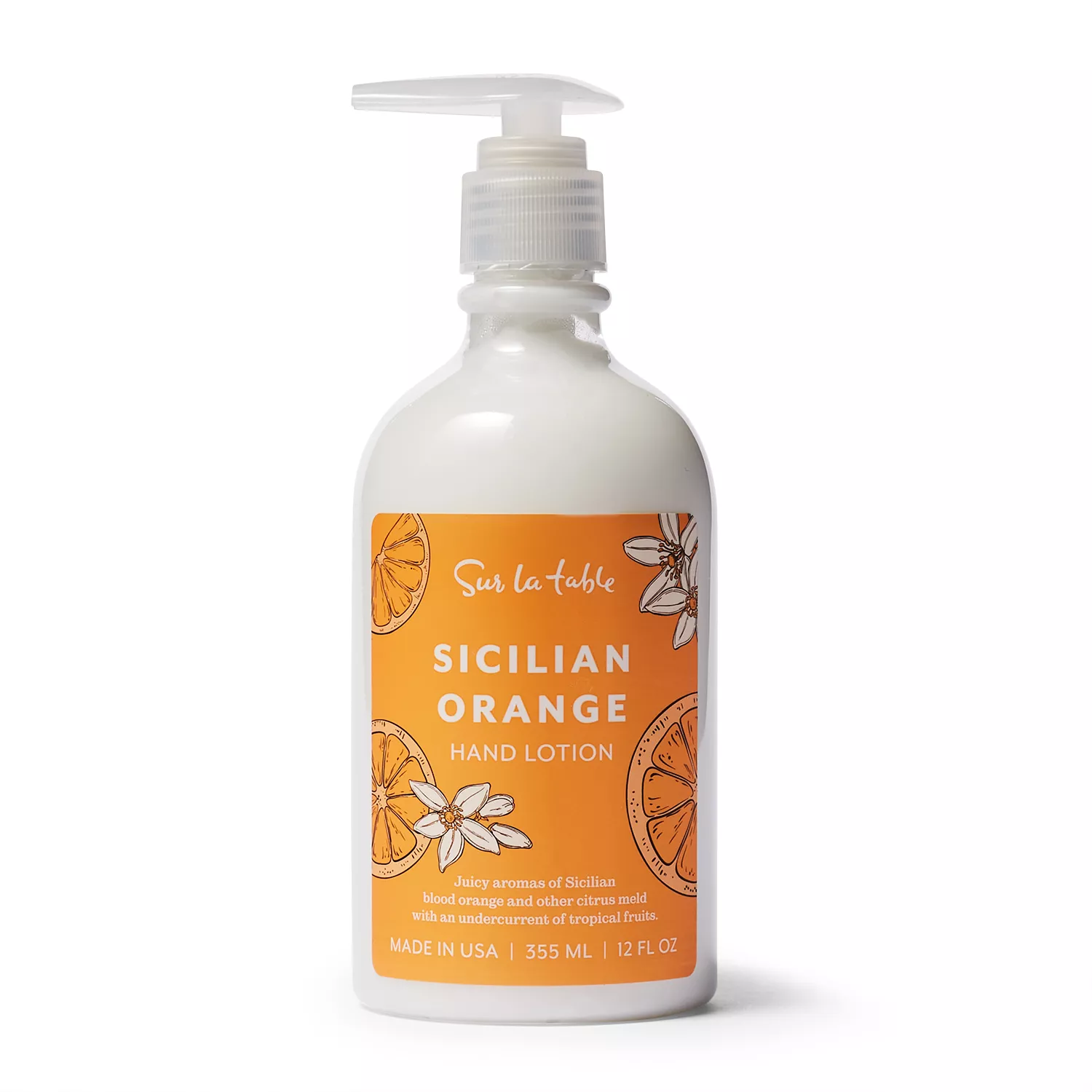 Sur La Table Sicilian Orange Hand Lotion, 12 oz.