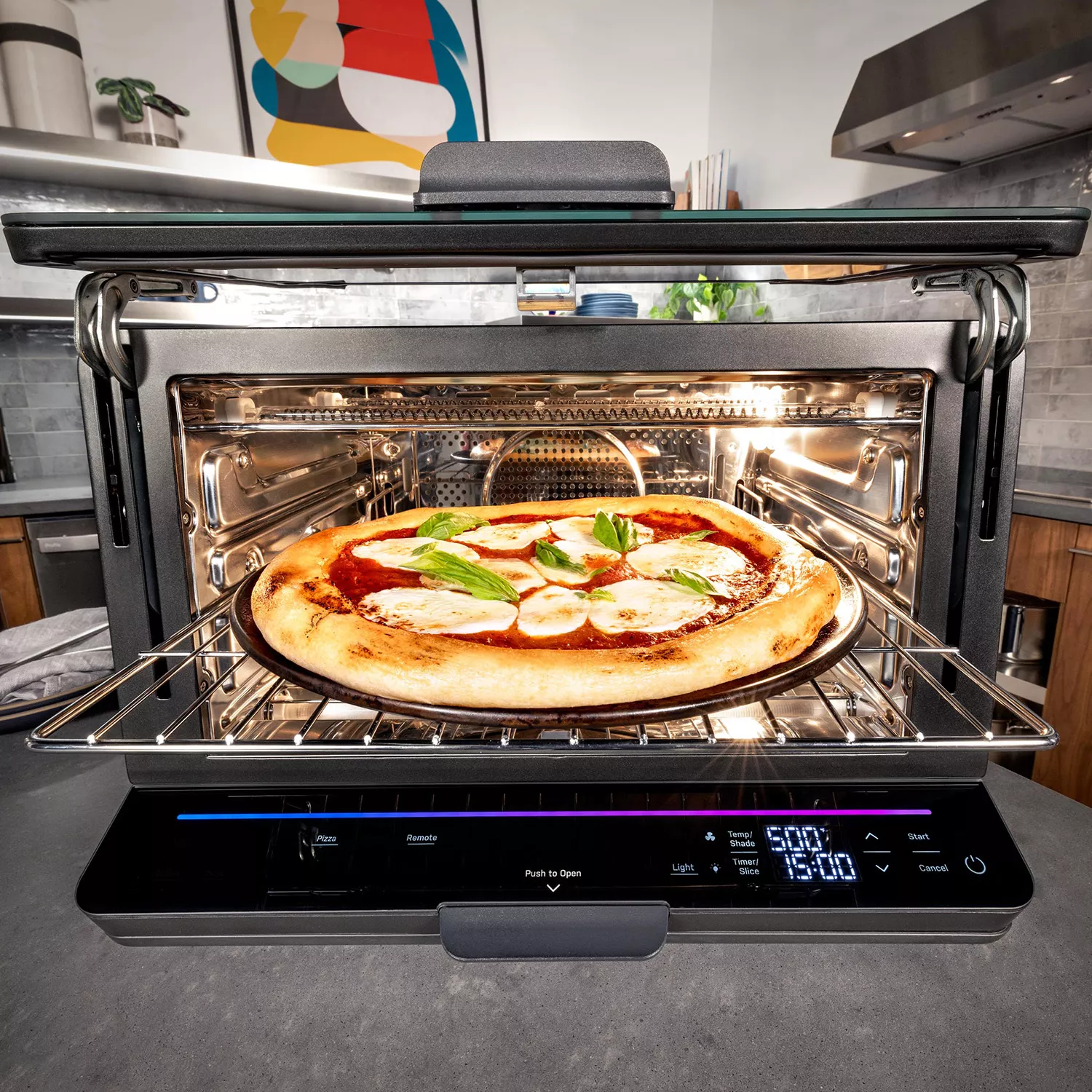 GE Profile Smart Oven with No Preheat - Black