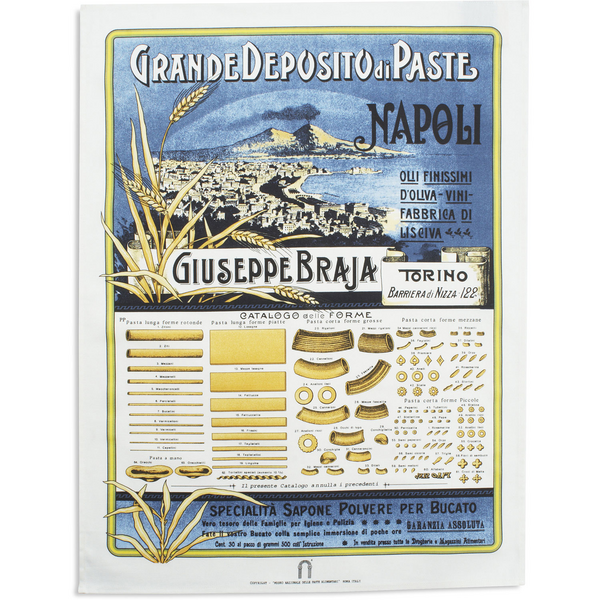 Sur La Table Vintage-Label Italian Pasta Kitchen Towel