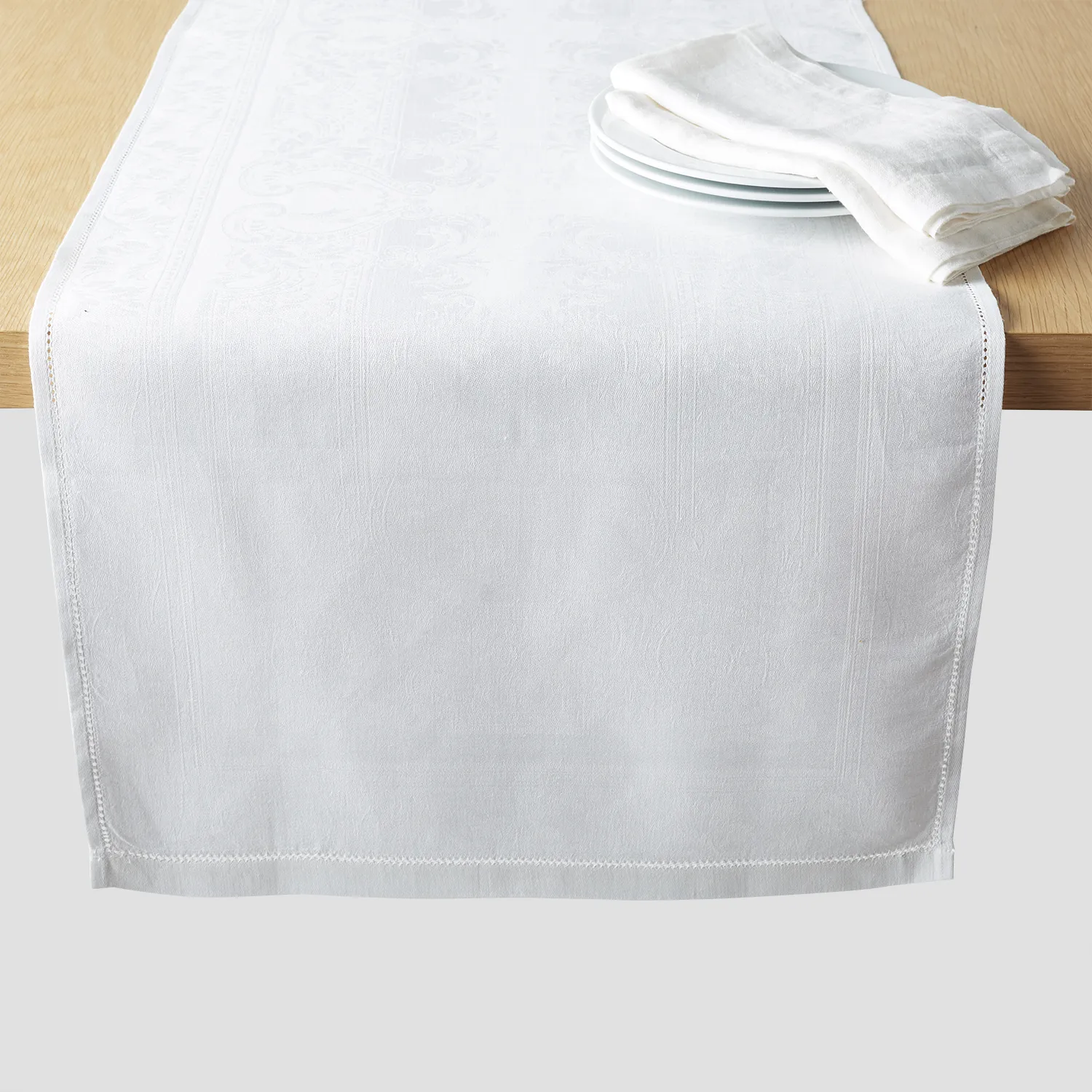 French Home Arboretum Linen Table Runner