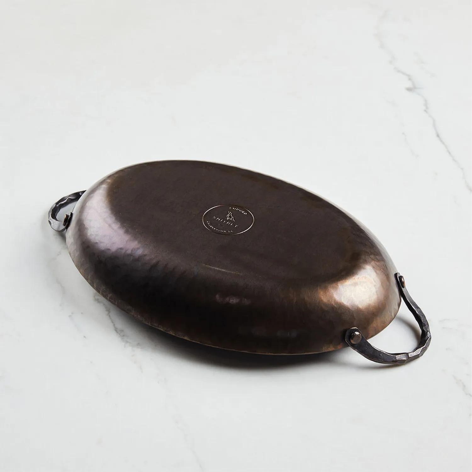 Smithey Carbon Steel Oval Roaster, 11"x 7"