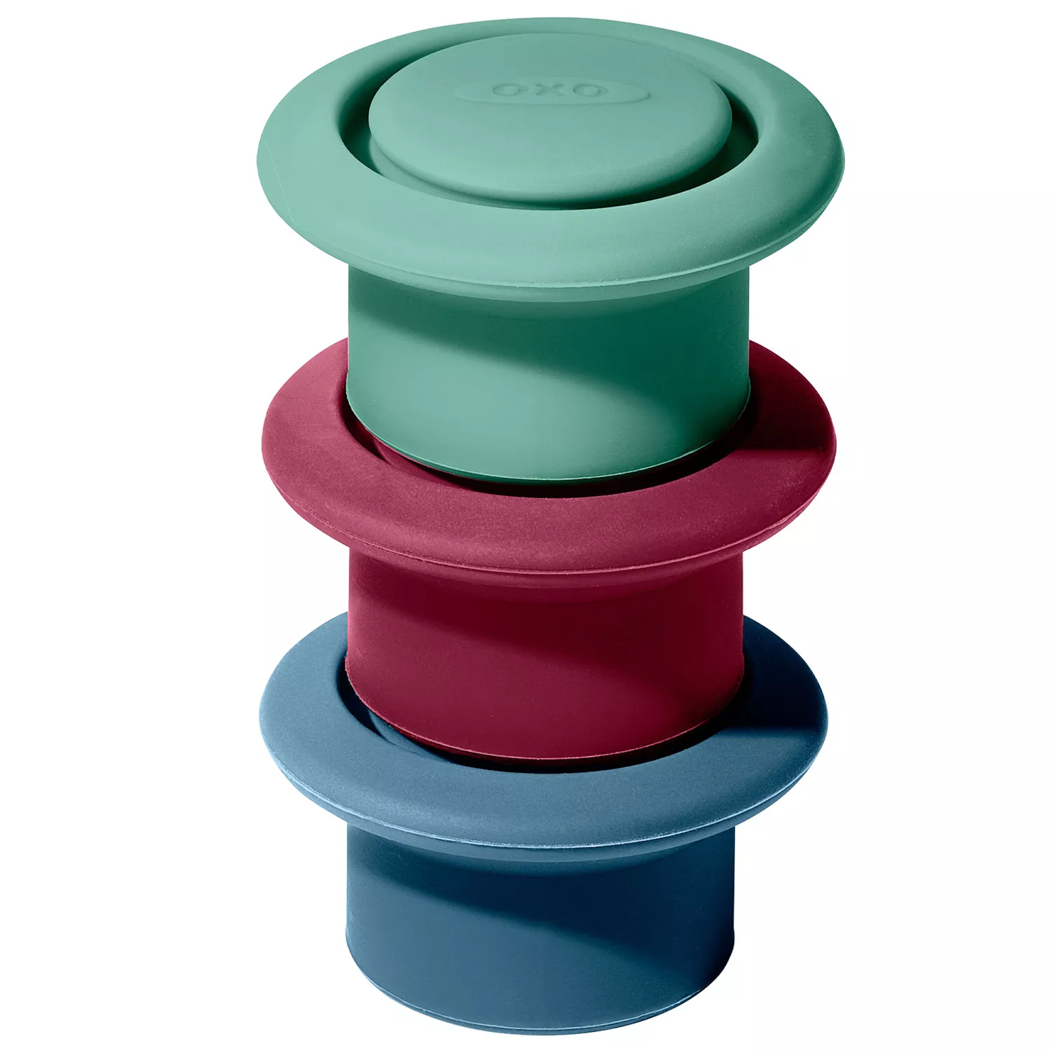 OXO Good Grips Silicone Wine Stoppers, Set of 3