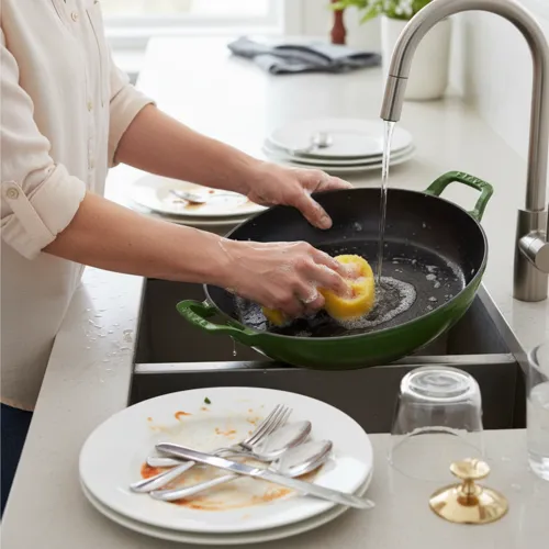 Staub Heritage All-Day Pan with Domed Glass Lid, 3.5 qt.