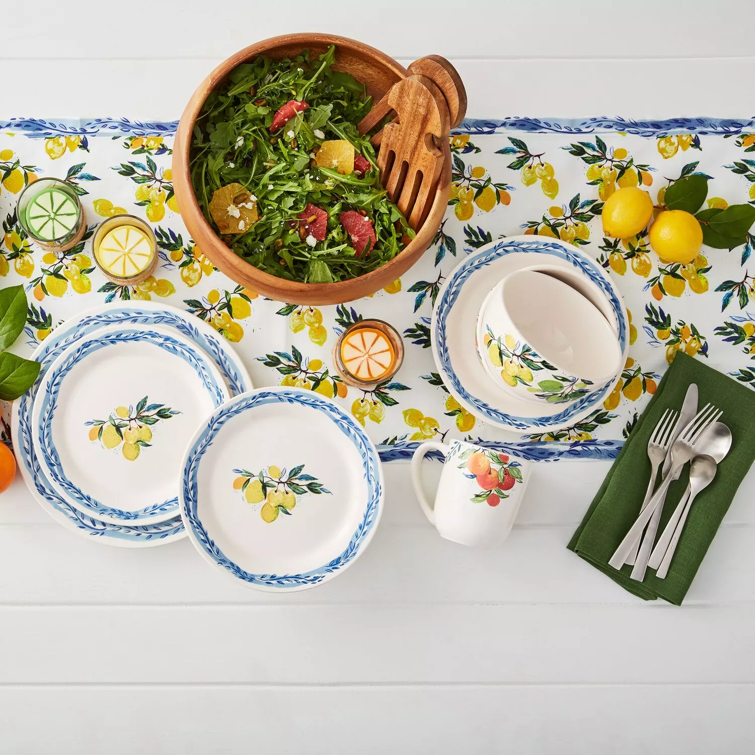 Sur La Table Citrus Salad Plate