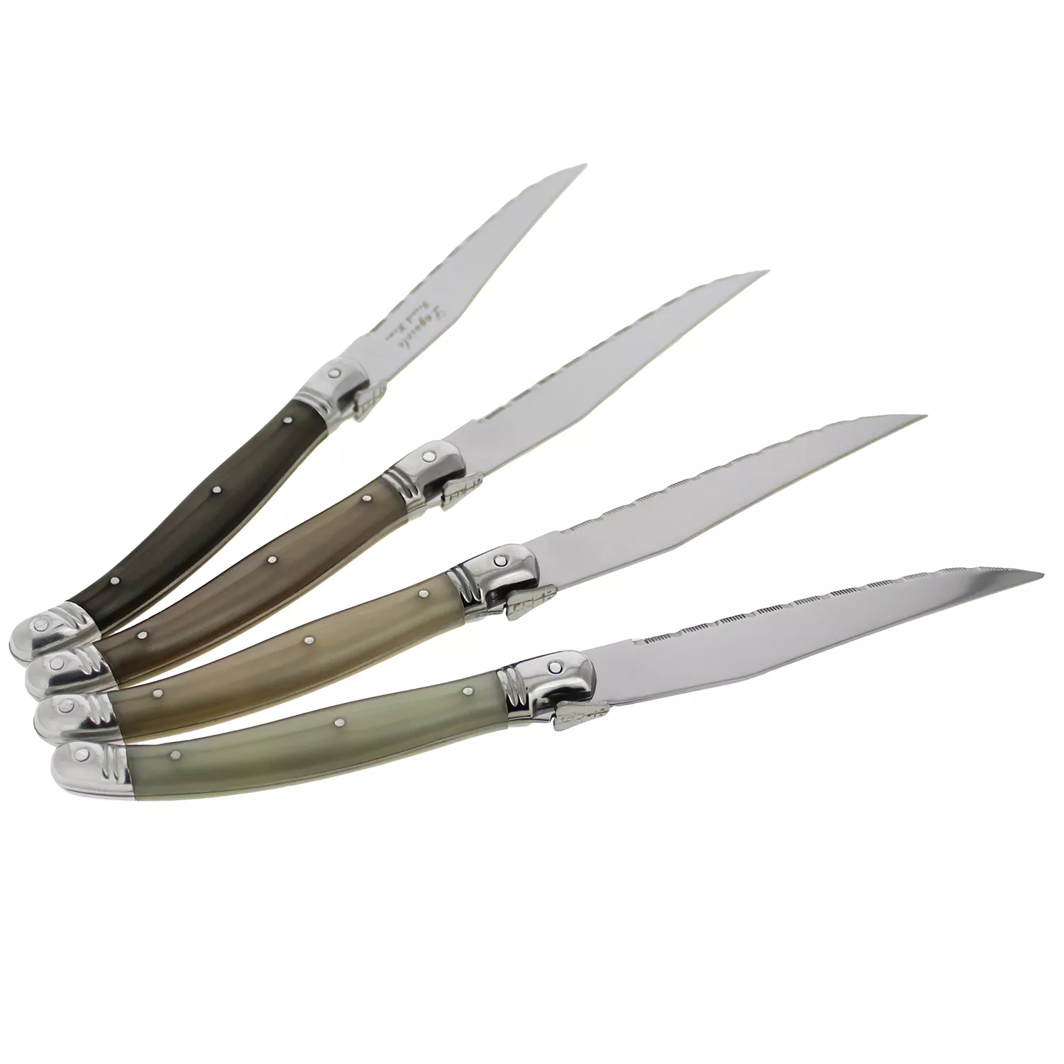 French Home Laguiole Steak Knives, Set of 4