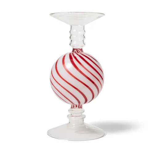 Sur la table Peppermint Candle Holder
