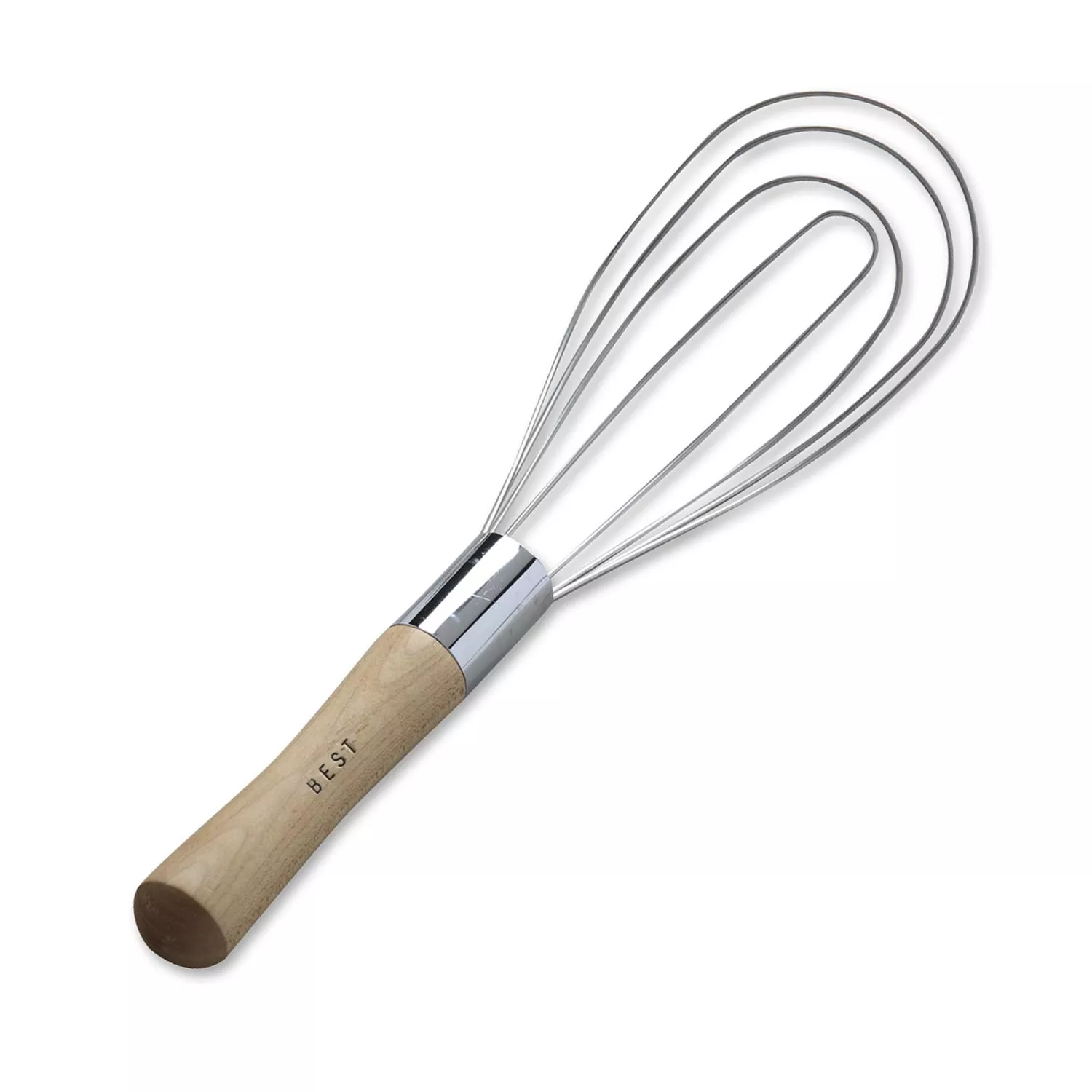 Sauce Whisk 14-inch with Wood Handle