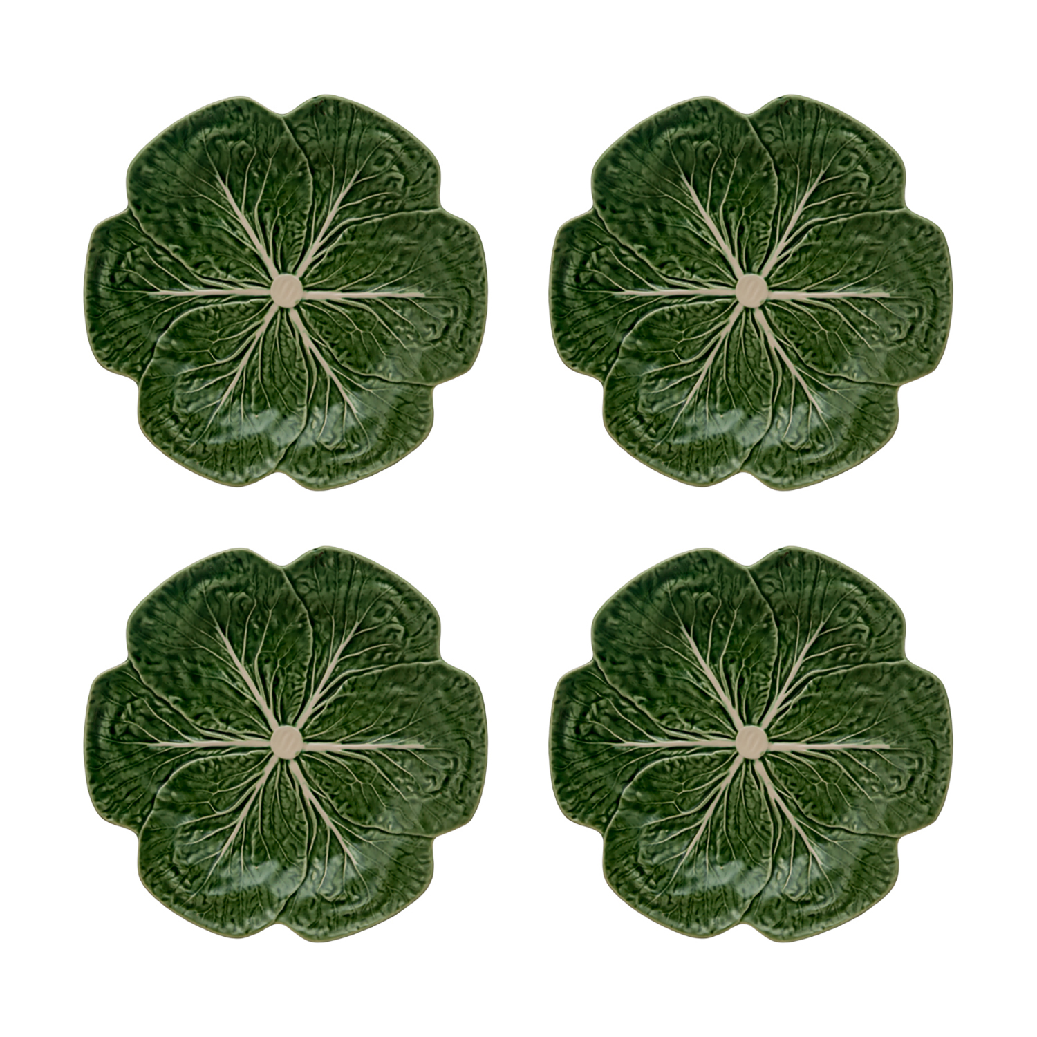 Bordallo Pinheiro Cabbage 12-Piece Dinnerware Set