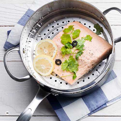 Healthy Steamed Salmon