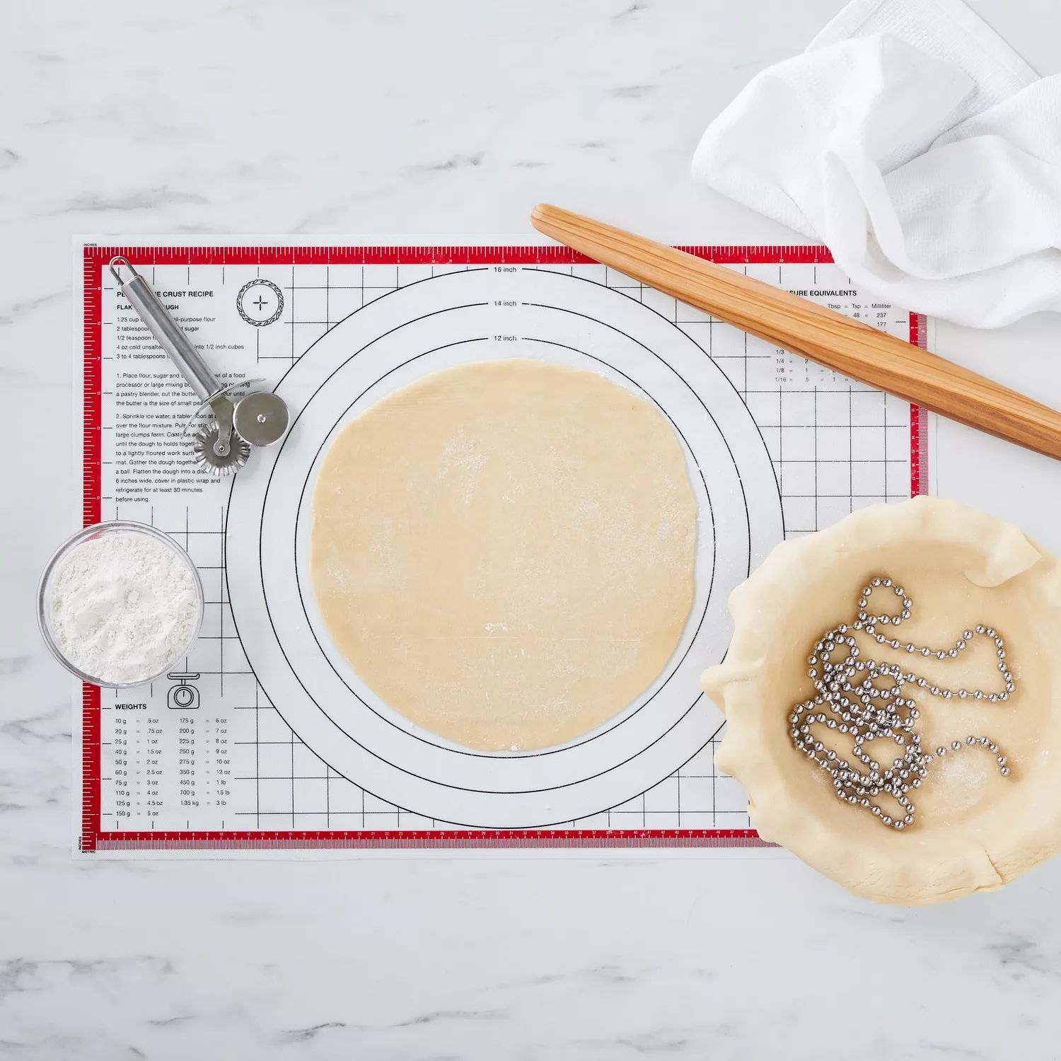 Sur La Table Nonstick Silicone Pastry Mat, 18 x 25