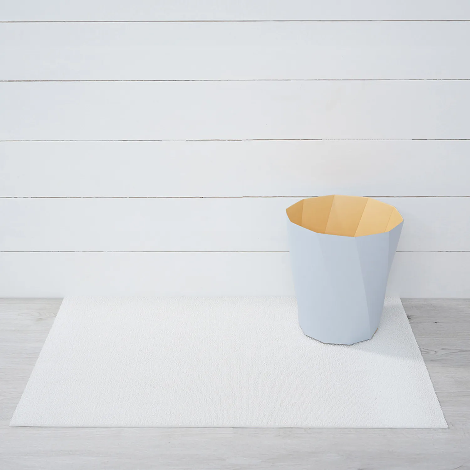 Chilewich Solid White Shag Rug