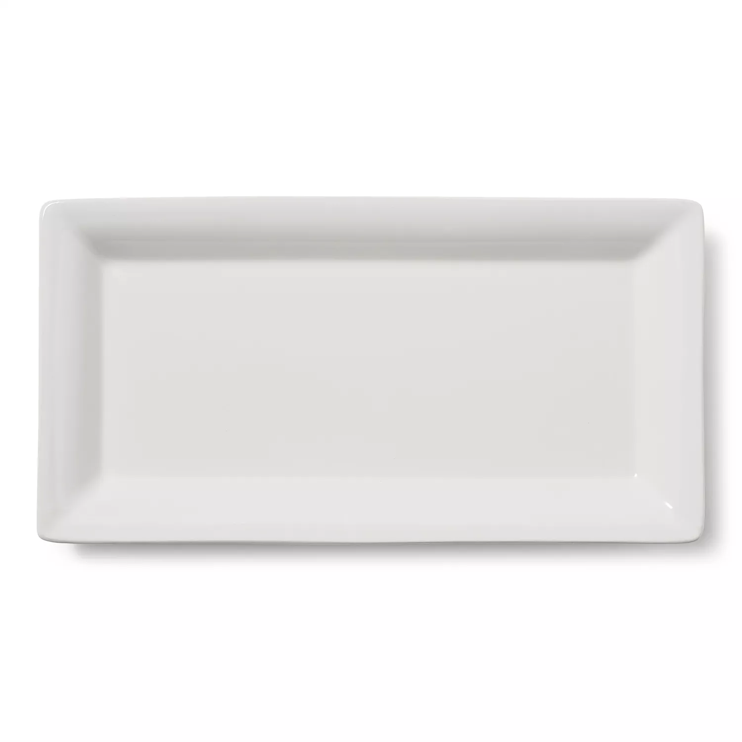 Sur La Table White Rectangular Platter, 17.75"