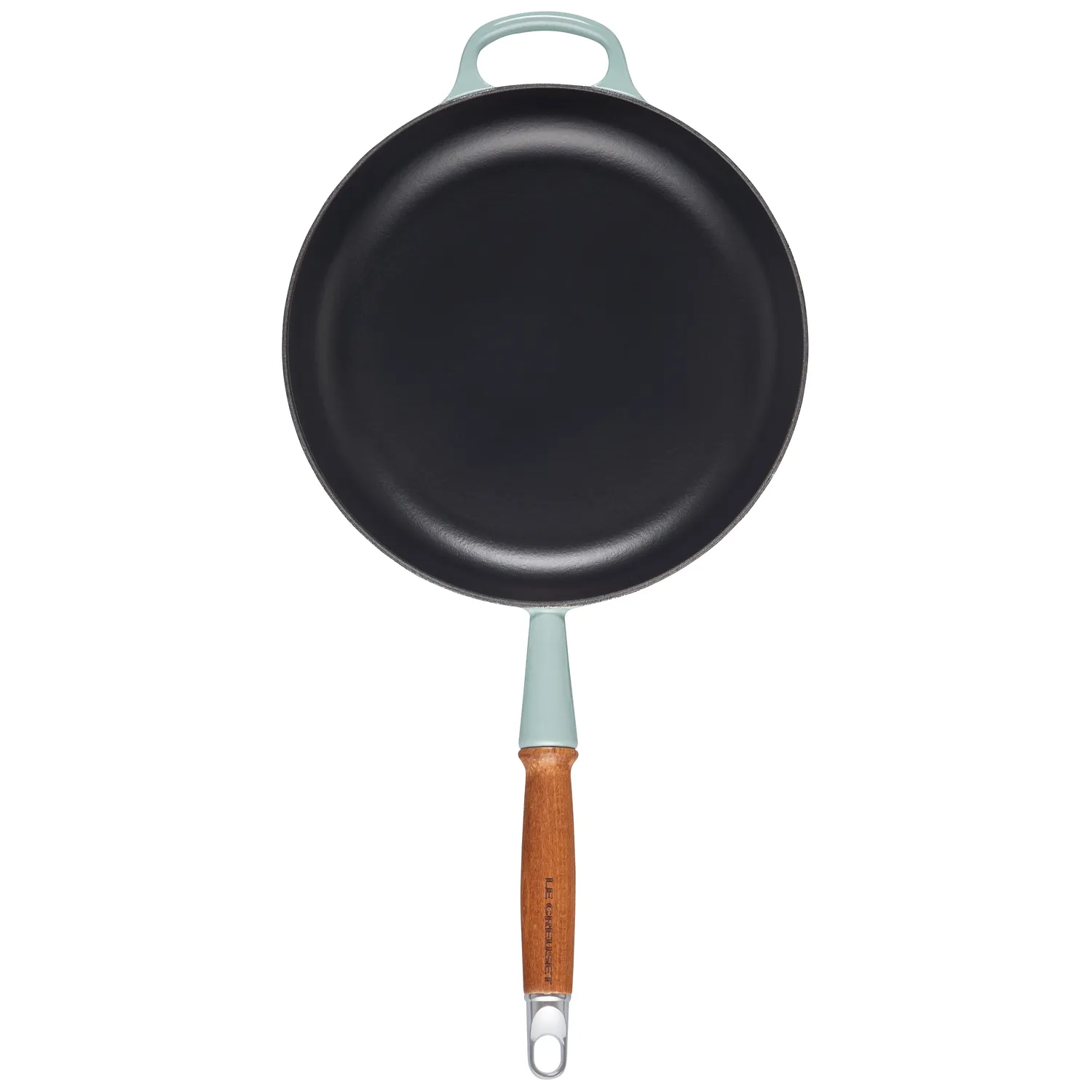 Le Creuset Enameled Cast Iron Alpine Wood Handled Skillet, 10.25"