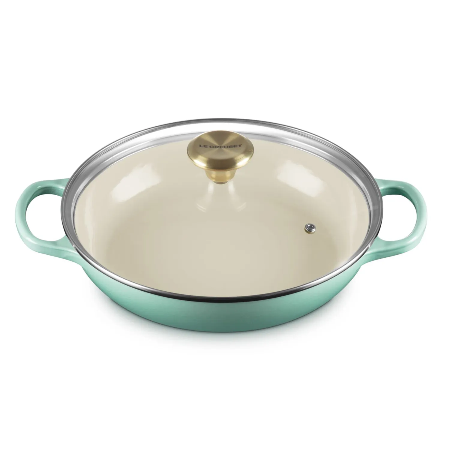 Le Creuset Signature Braiser with Glass Lid, 2.25 qt.
