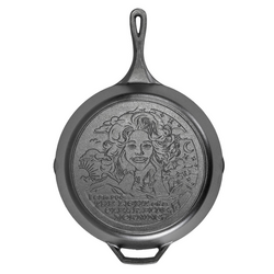 Lodge Dolly Parton Cast Iron Skillet, 13.25"