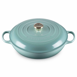 Le Creuset Signature Braiser, 5 qt. I bought for my daughter in law, who has already used it for making numerous stir-fry dishes, sauces, and casseroles