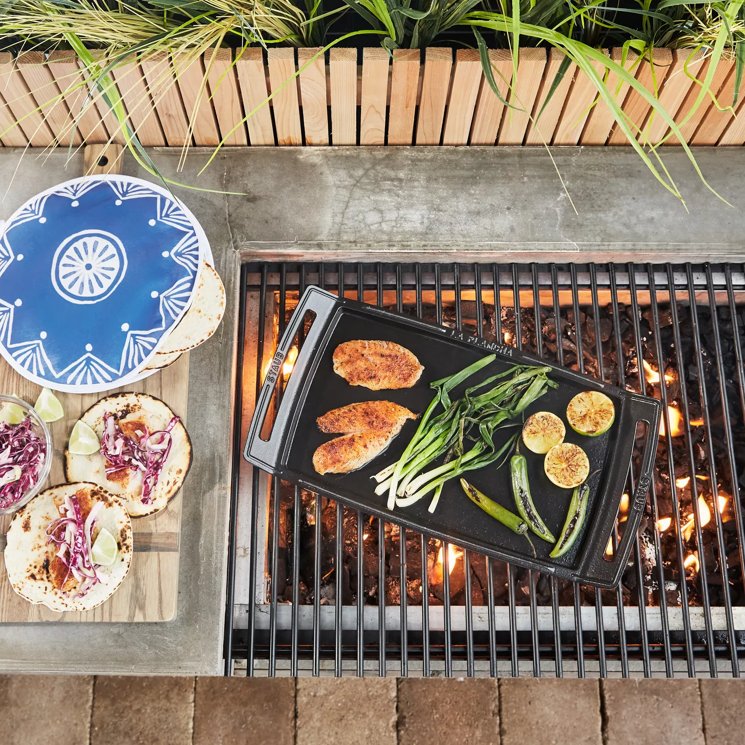 Staub Cast-Iron Double-Handled Grill Pan