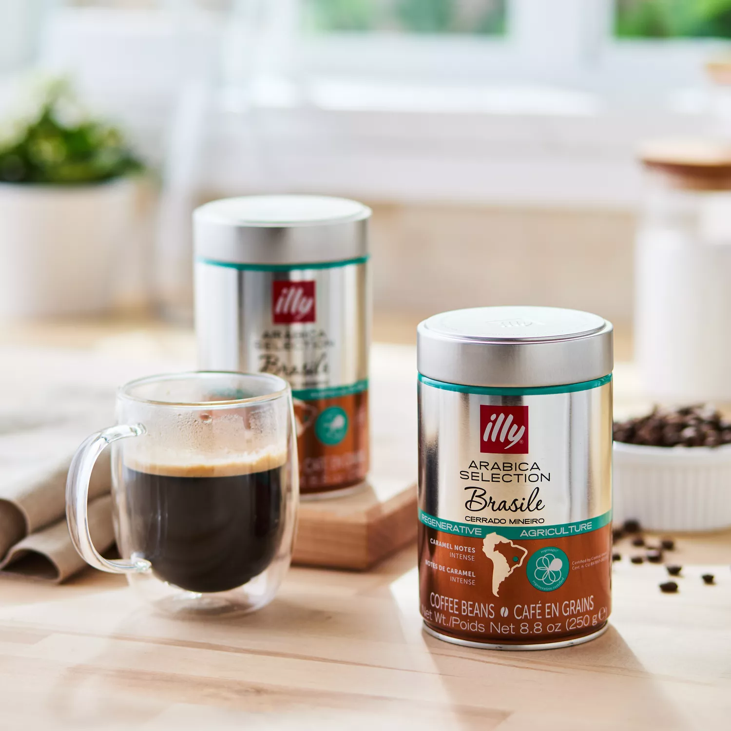 Illy Brazilian Regenerative Agriculture Certified Whole-Bean Coffee