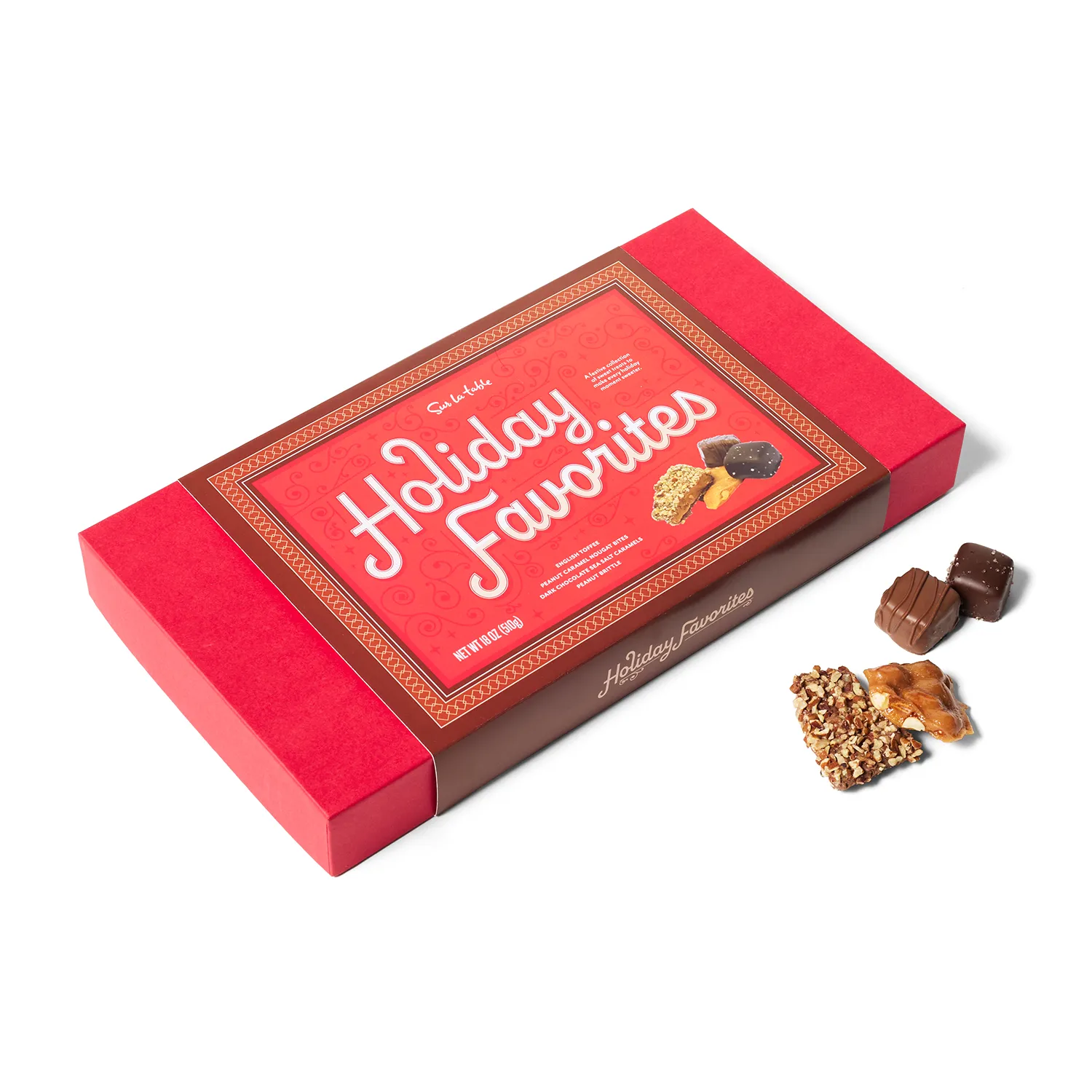 Sur la table Holiday Favorites Box