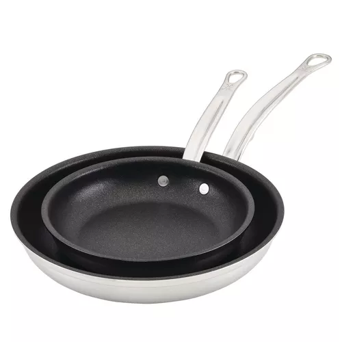 Hestan ProBond Stainless Steel TITUM™ Nonstick Skillets, Set of 2, 8.5" and 11