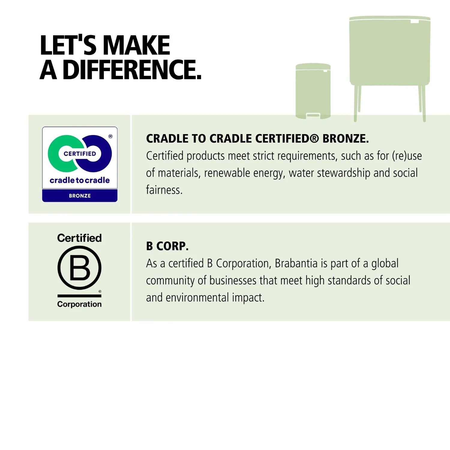 Brabantia Bo Touch Top Can, 60 L