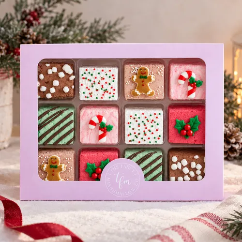 The Fancy Marshmallow Co. Holiday Marshmallow Gift Box