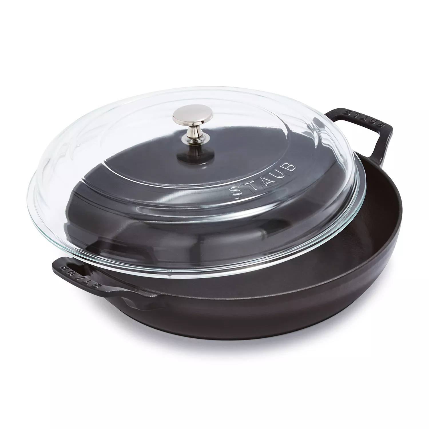 Staub Heritage All-Day Pan with Domed Glass Lid, 3.5 qt.
