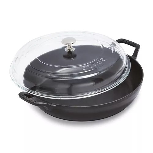 Staub Heritage All-Day Pan with Domed Glass Lid, 3.5 qt.