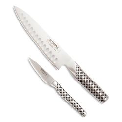 Global Hollow-Edge Chef’s Knife Set Best knives ever