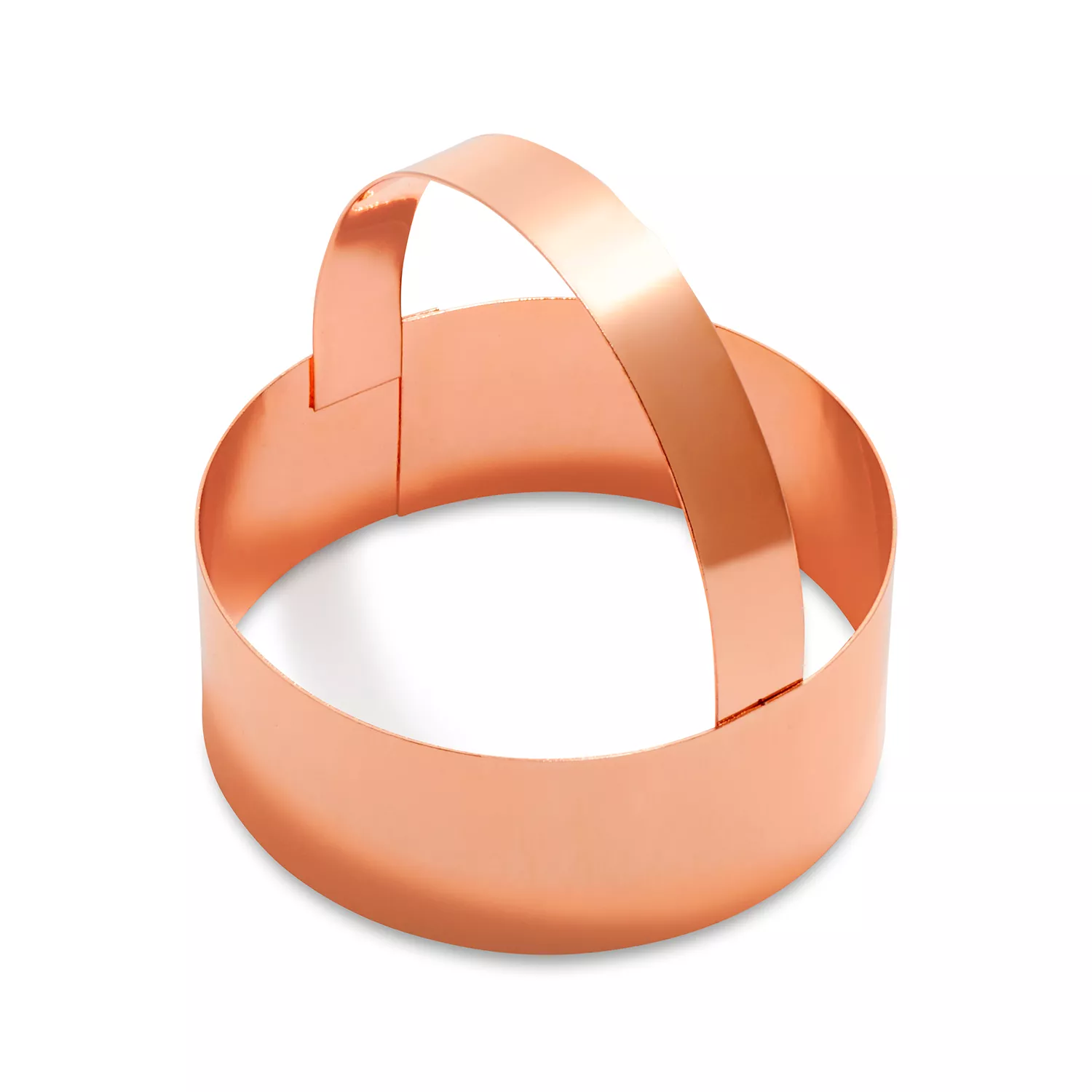 Sur La Table Copper-Plated Round Cookie Cutters with Handle