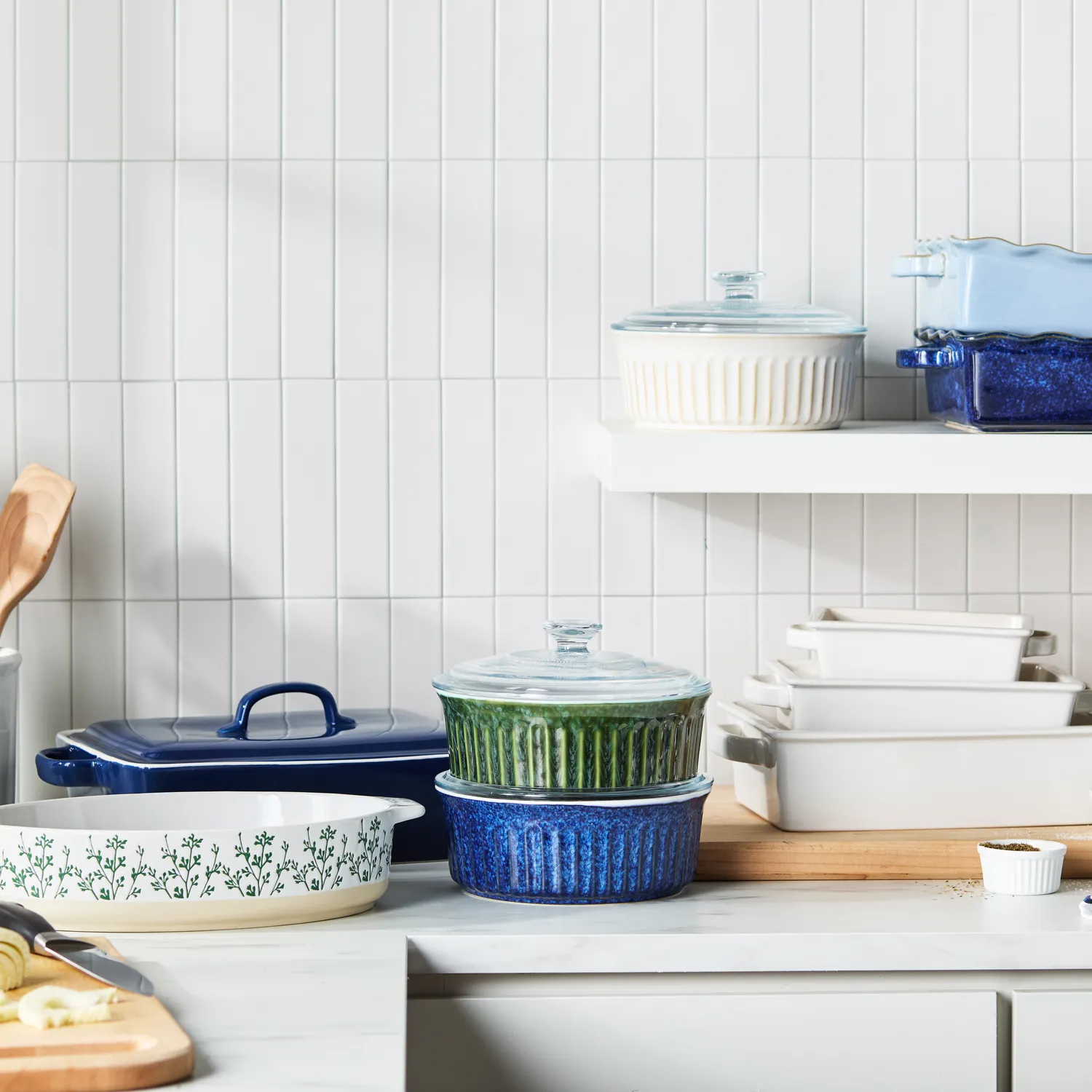 Sur La Table Round Baker with Lid, 2 qt.