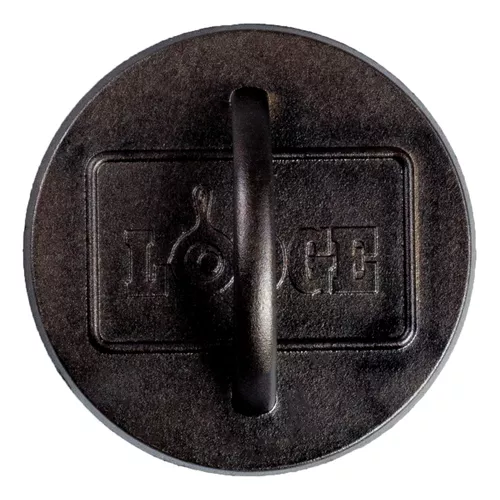Lodge Seasoned Cast Iron Burger Press, 6.25"