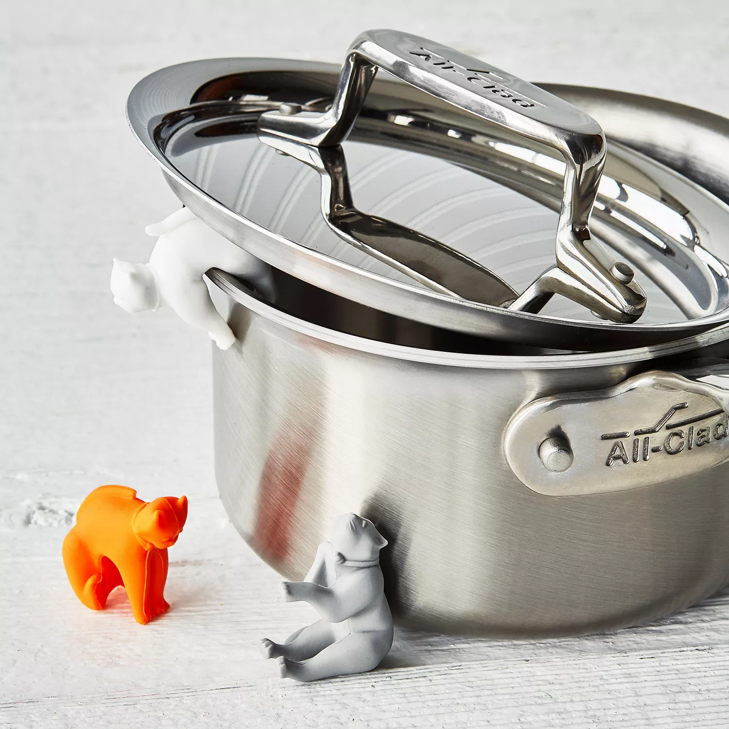 Tovolo Cat Lid Rests, Set of 3