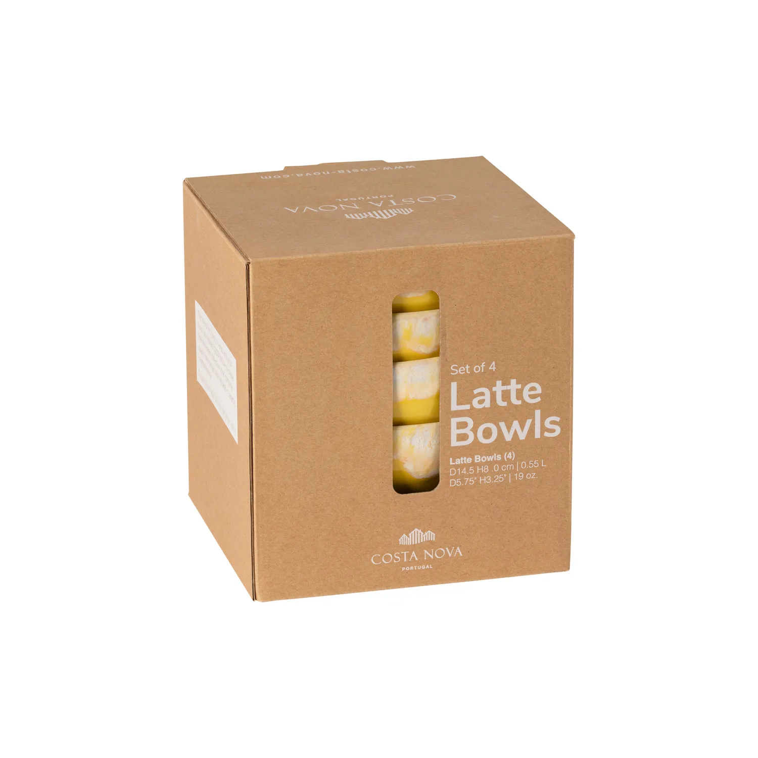 Costa Nova Brisa Latte Bowls, Set of 4