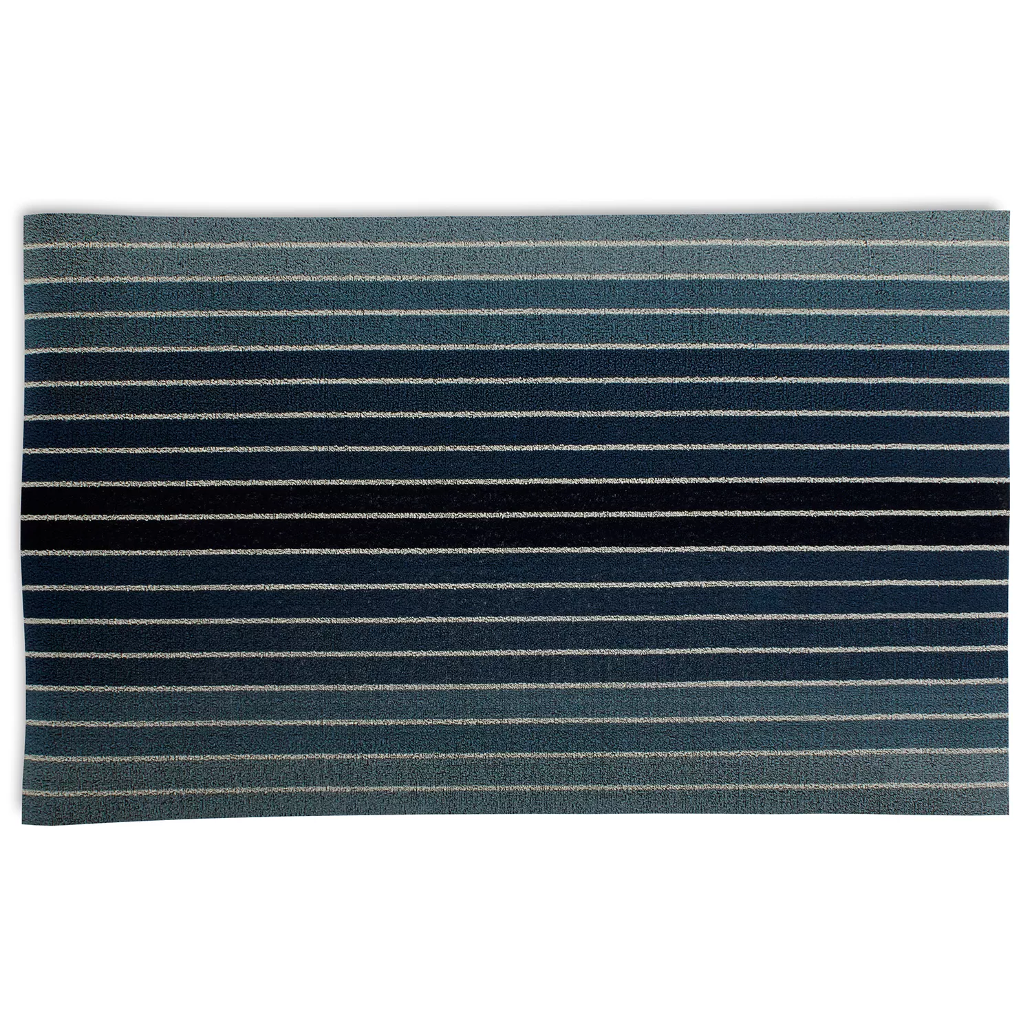 Chilewich Block Denim Shag Mat