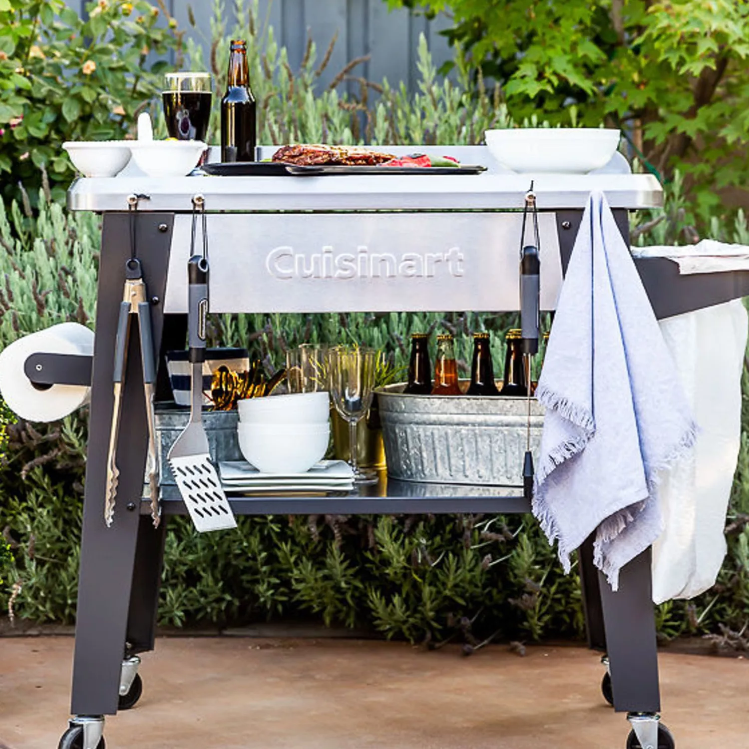 Cuisinart Outdoor Stainless Steel Grill Prep Table Sur La Table