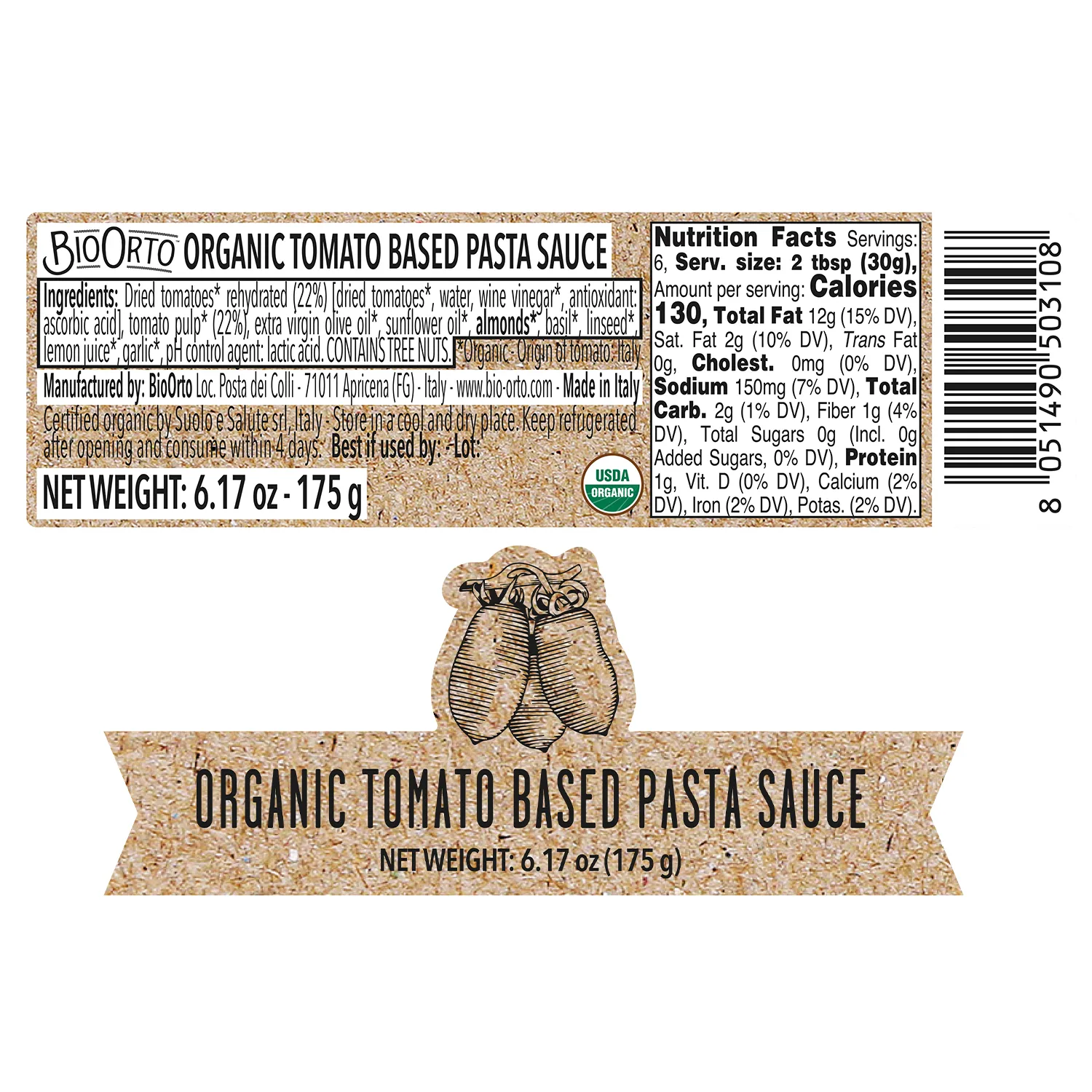 Bio Orto Organic Red Pesto