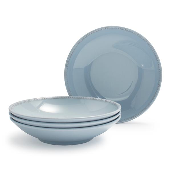Sur La Table Pearl Melamine Pasta Bowls, Set of 4