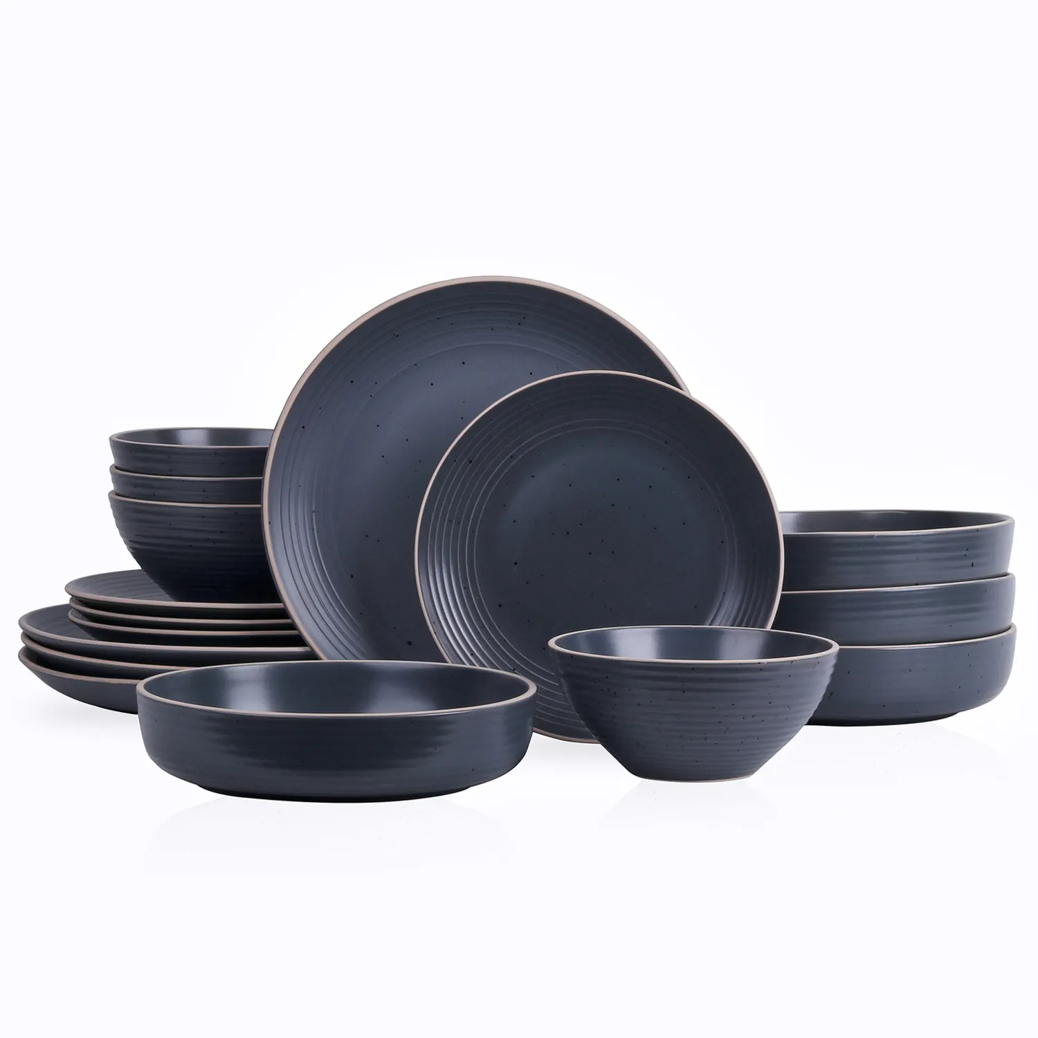 Stone Lain Lauren Stoneware 16-Piece Dinnerware Set