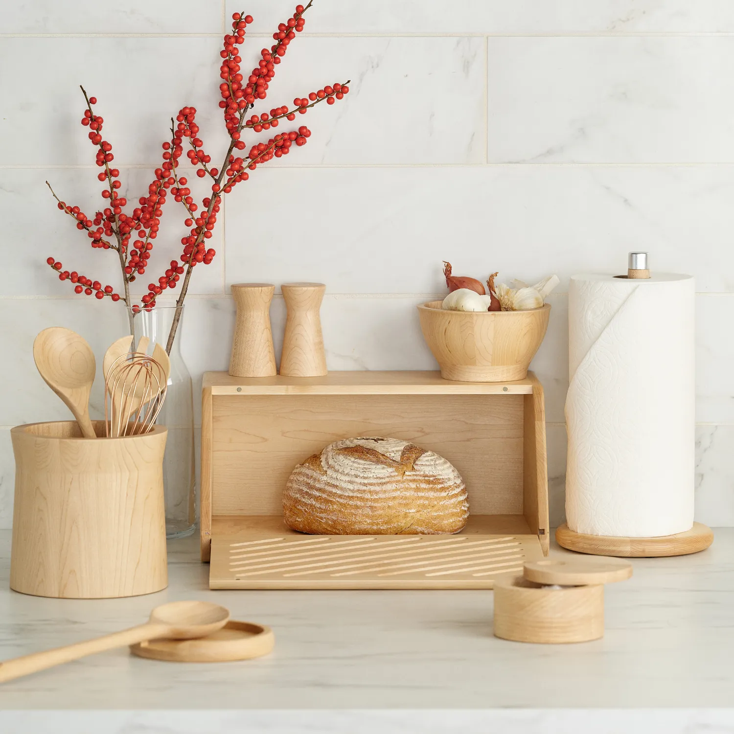 Sur La Table Maple Bread Box