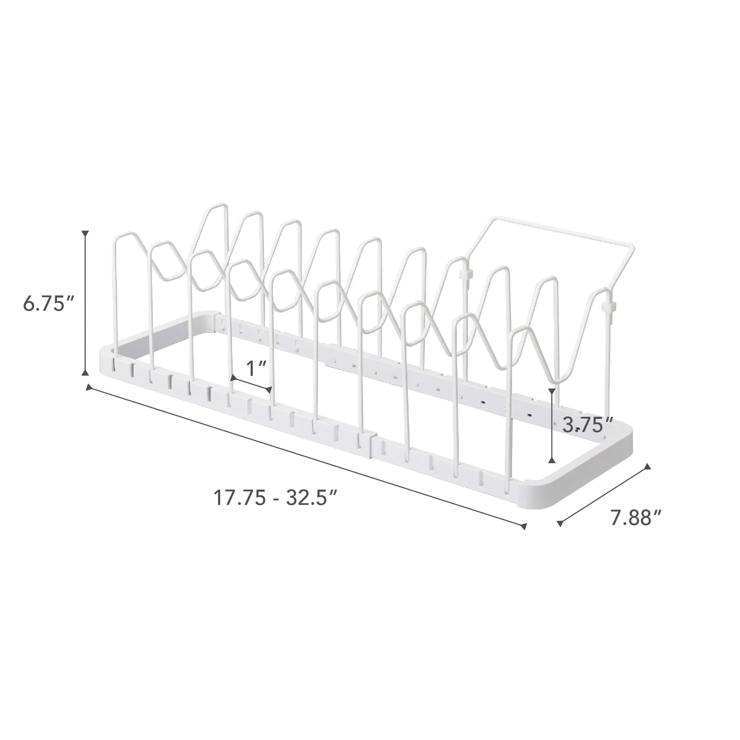 Yamazaki Tower Adjustable Cookware Organizer