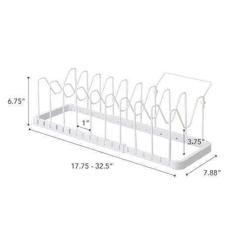 Yamazaki Tower Adjustable Cookware Organizer