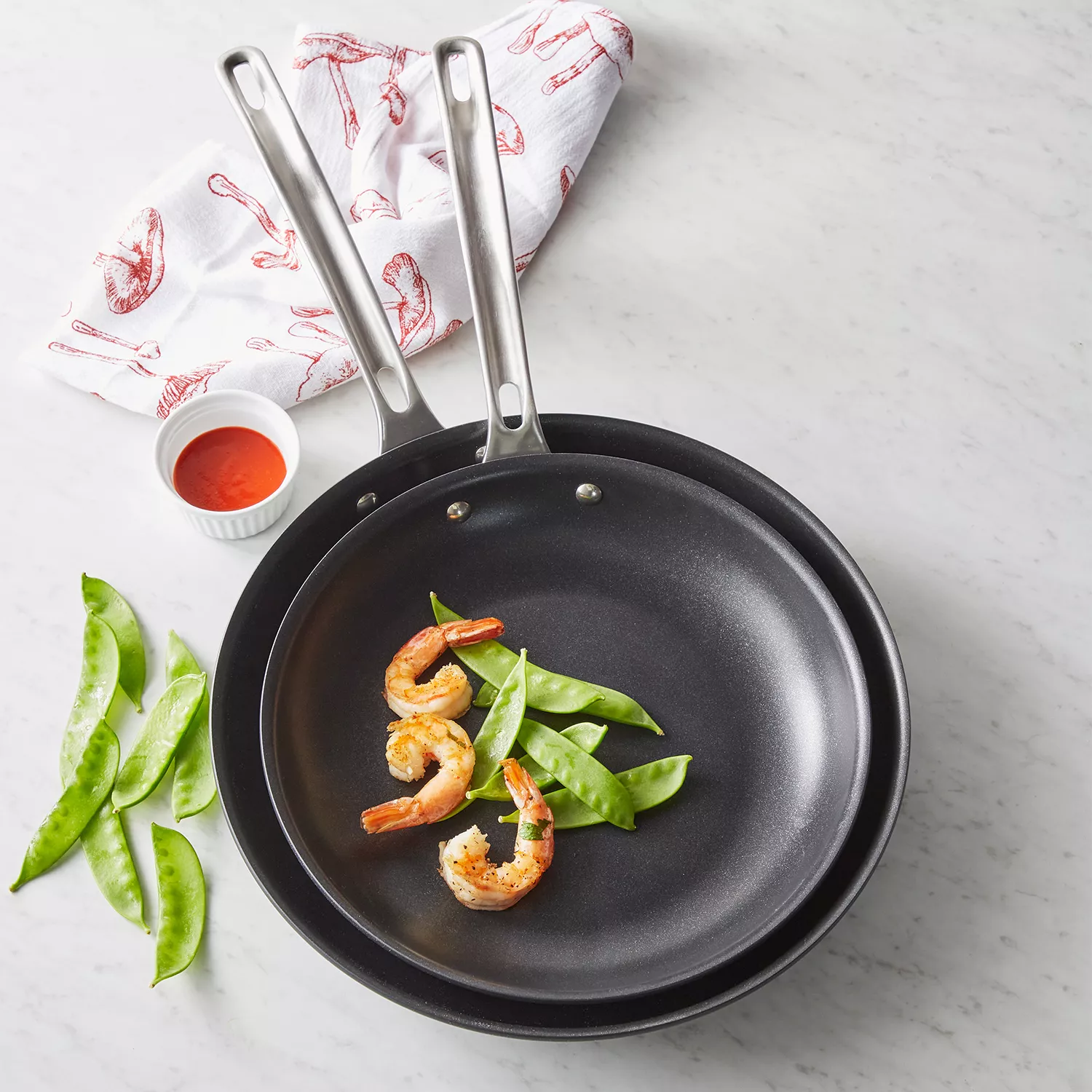 Viking Hard Anodized Nonstick Skillets, Set of 2