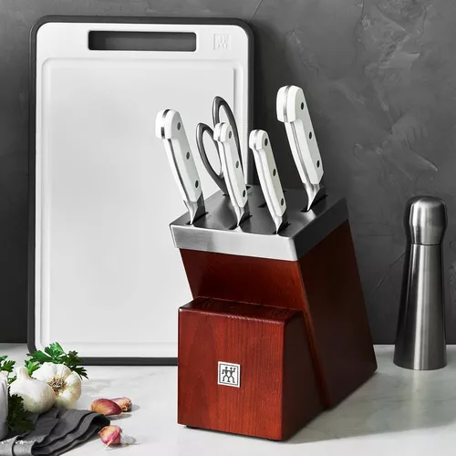 Zwilling J.A. Henckels Pro Le Blanc 7-Piece Self-Sharpening Knife Block Set